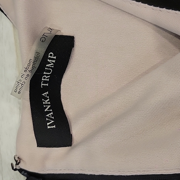 Ivanka Trump Dusty Rose & Black Summer Dress XL - Picture 8 of 9